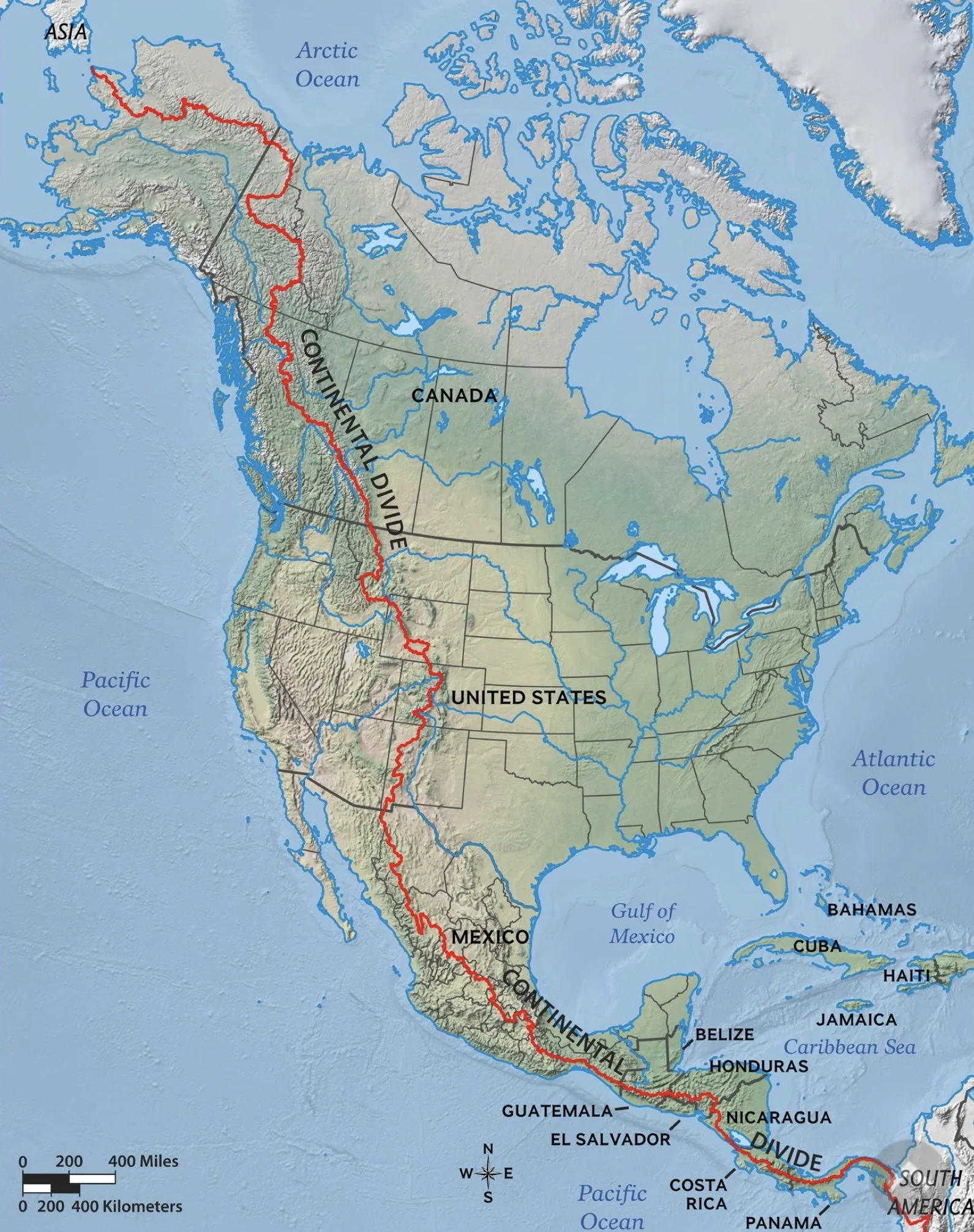 Blue View - How Many Continental Divides Are There?