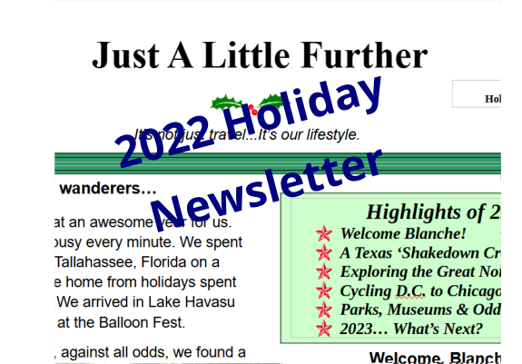2022 Holiday Newsletter