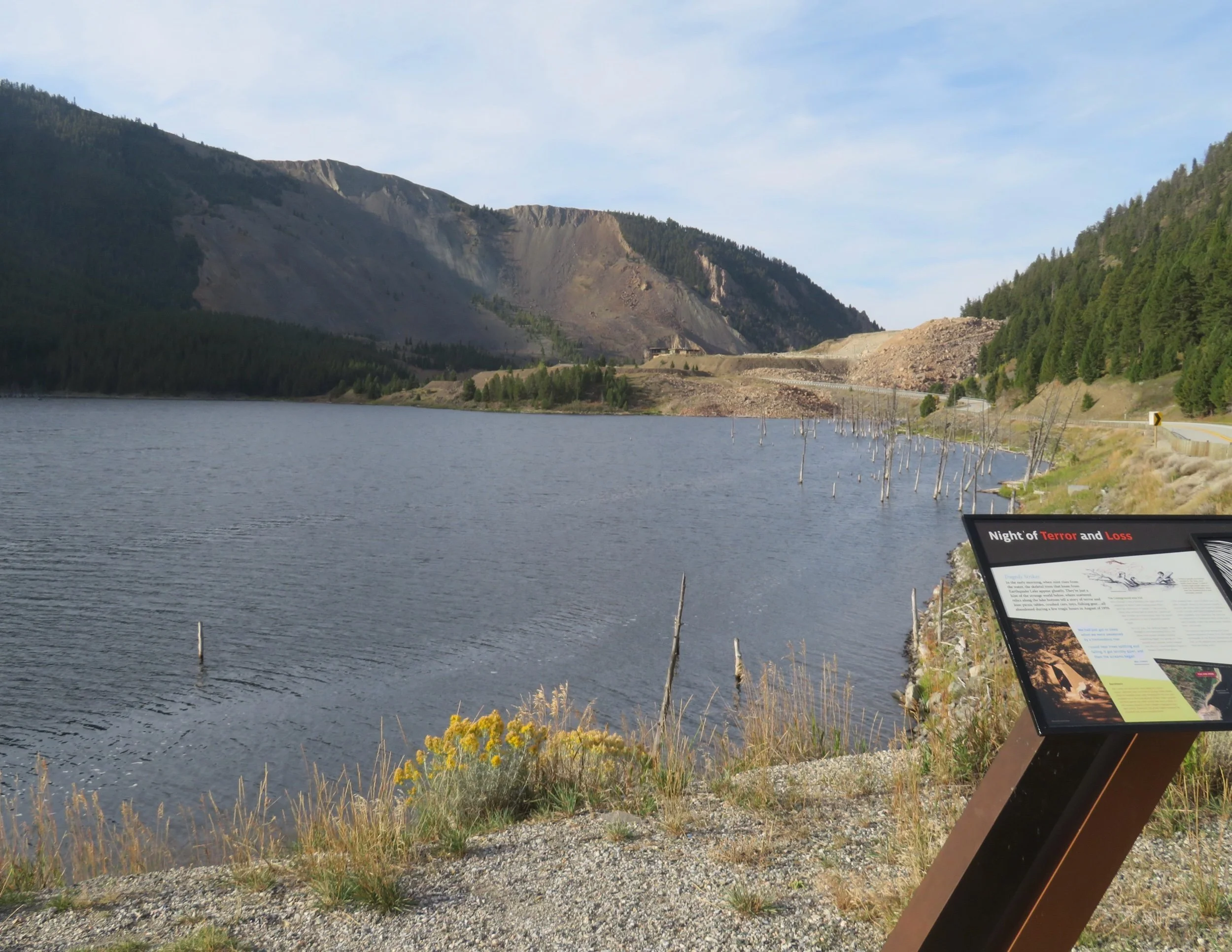 Blue View - Earthquake Lake
