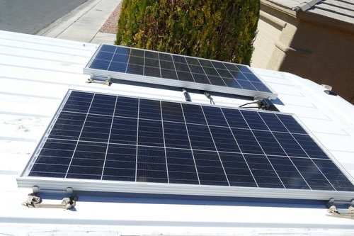 Blanche's solar panels