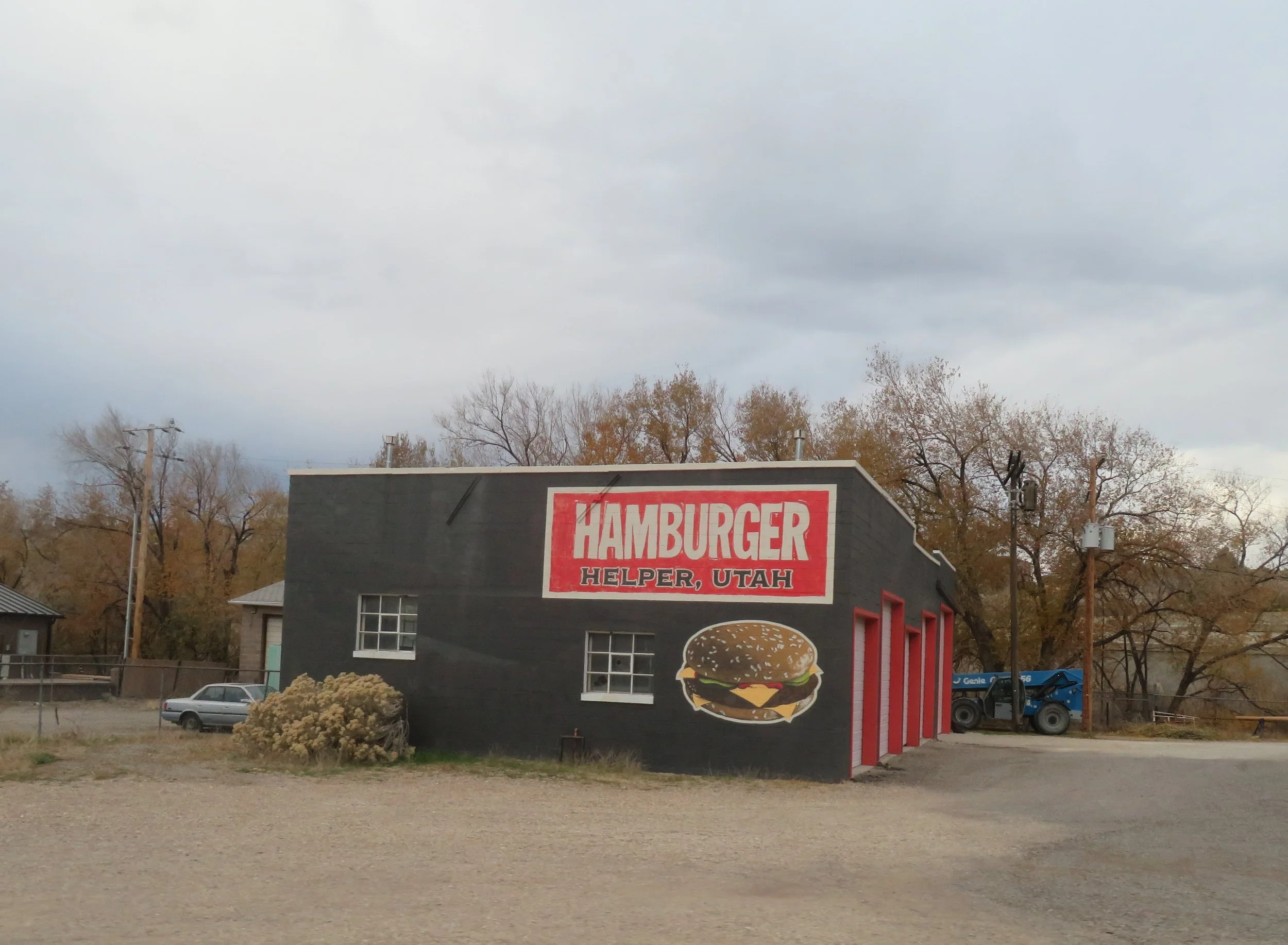 A burger joint... Hamburger, Helper