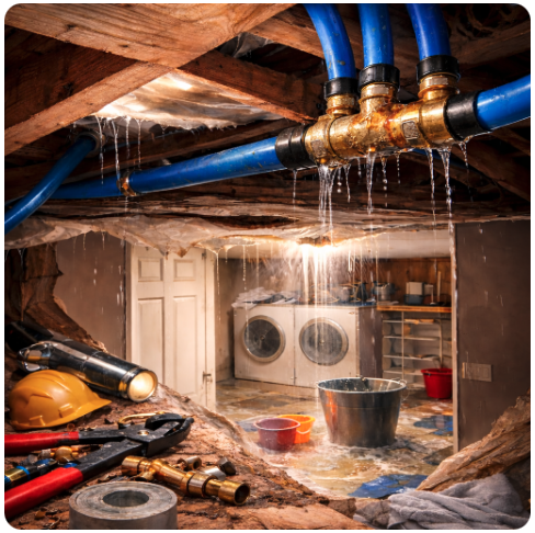 PEX, Brass Fittings, and the Day It Rained Indoors