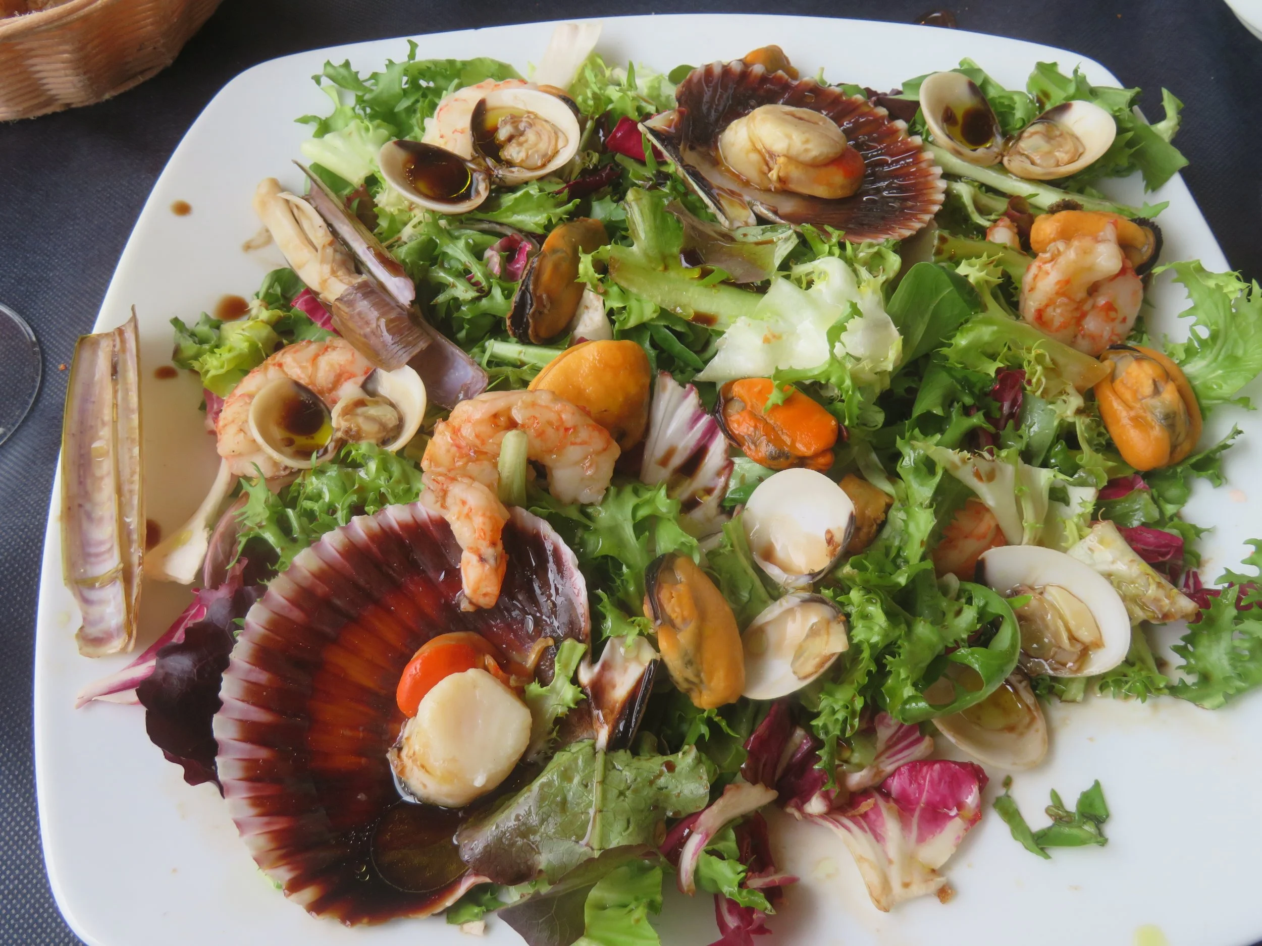 The seafood salad was awesome!