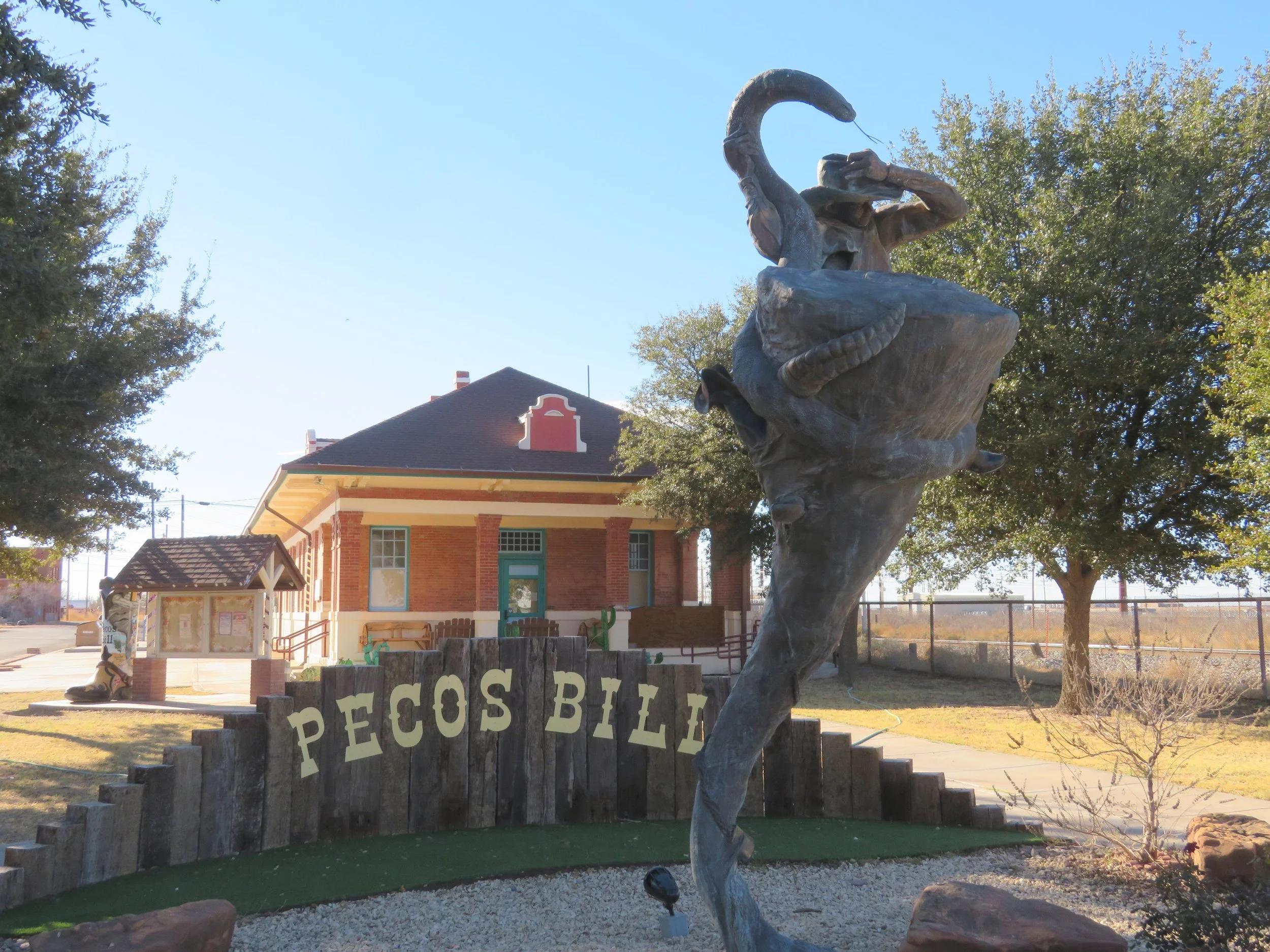 West of the Pecos Museum in Pecos Texas Just a Little Further