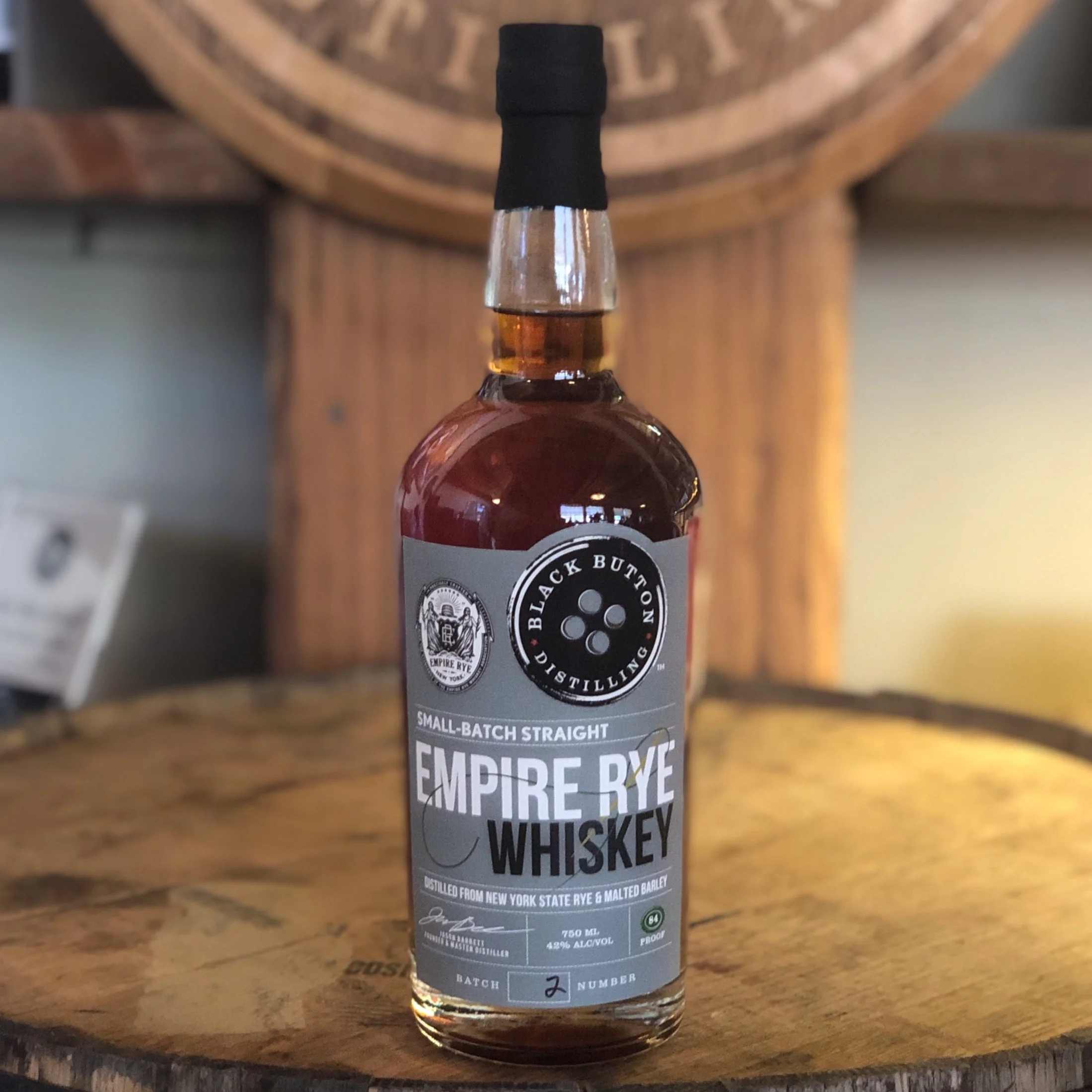 Black Button Distilling Award Winning Empire Rye