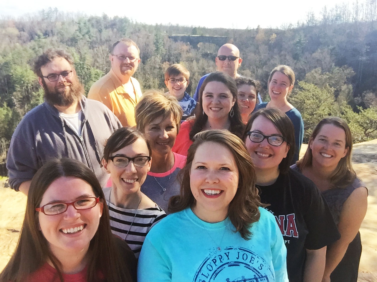 Ridgeway 2015-16 Cohort at Natural Bridge