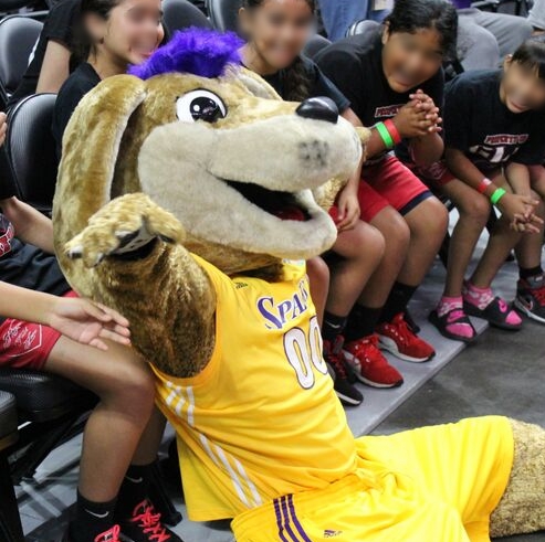 los angeles sparks mascot