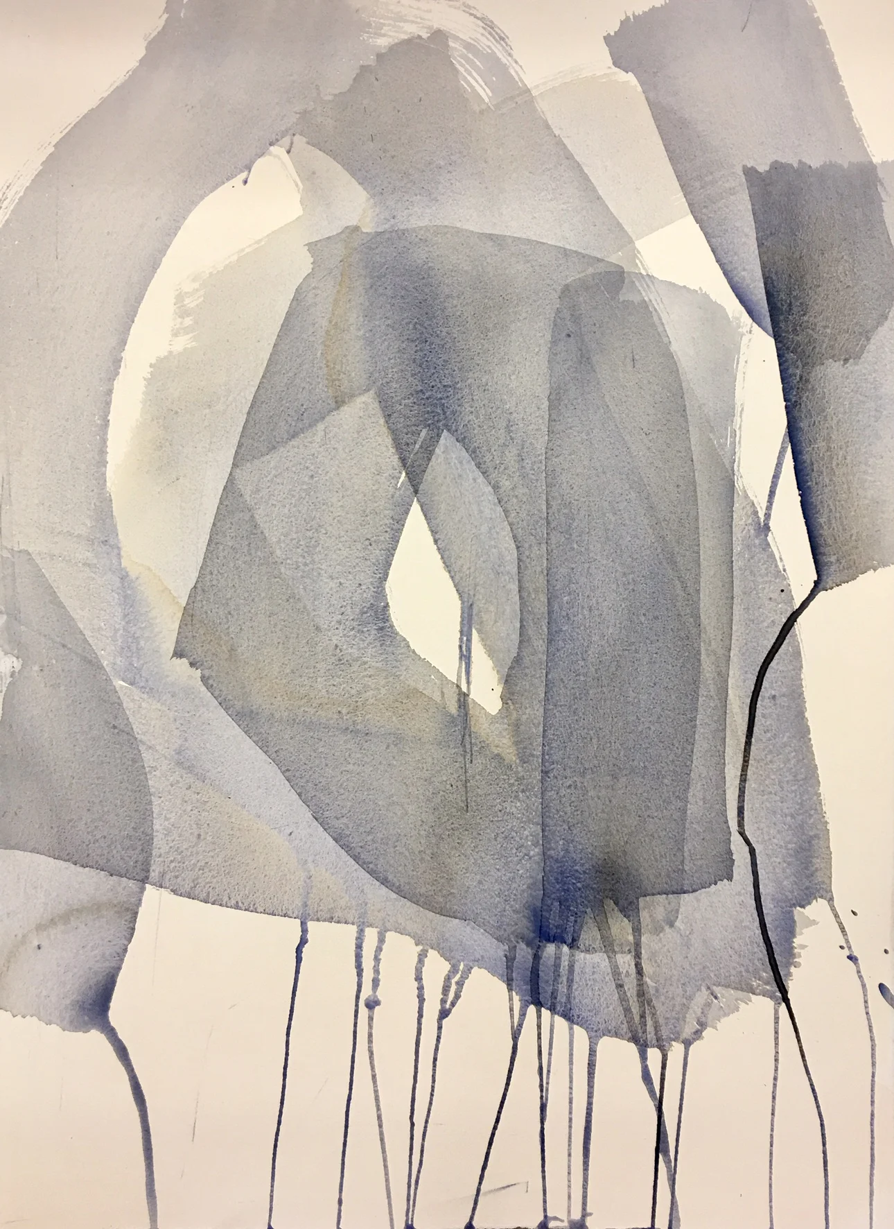 Ghost II Watercolor and ink on paper Unframed, 22" x 30" SOLD