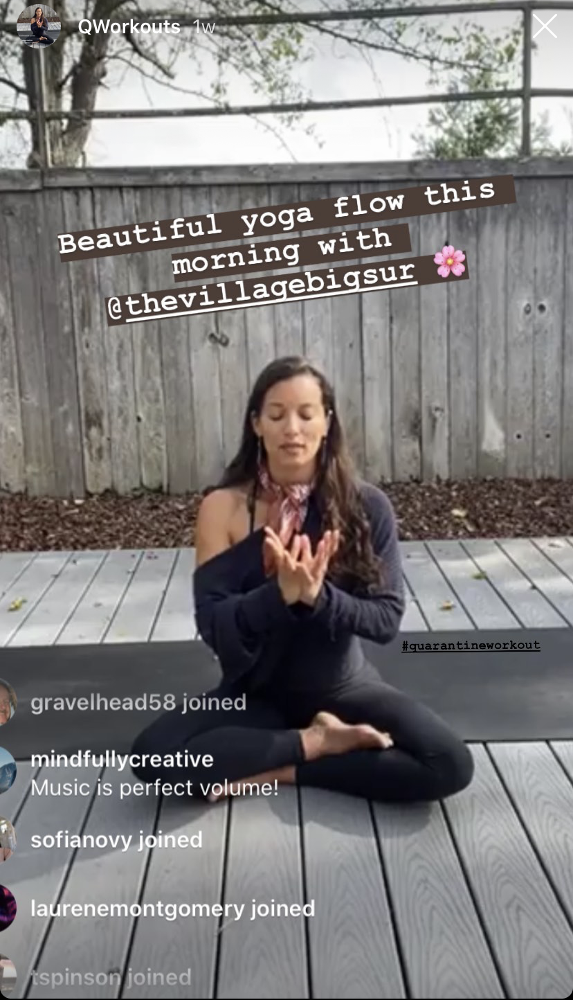 Yoga with @thevillagebigsur
