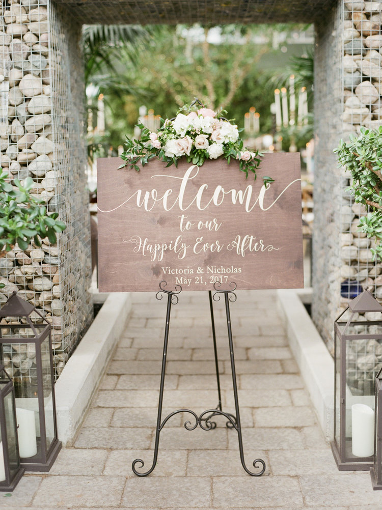 Welcome to our Happily ever after Wedding Decorations Wedding Sign