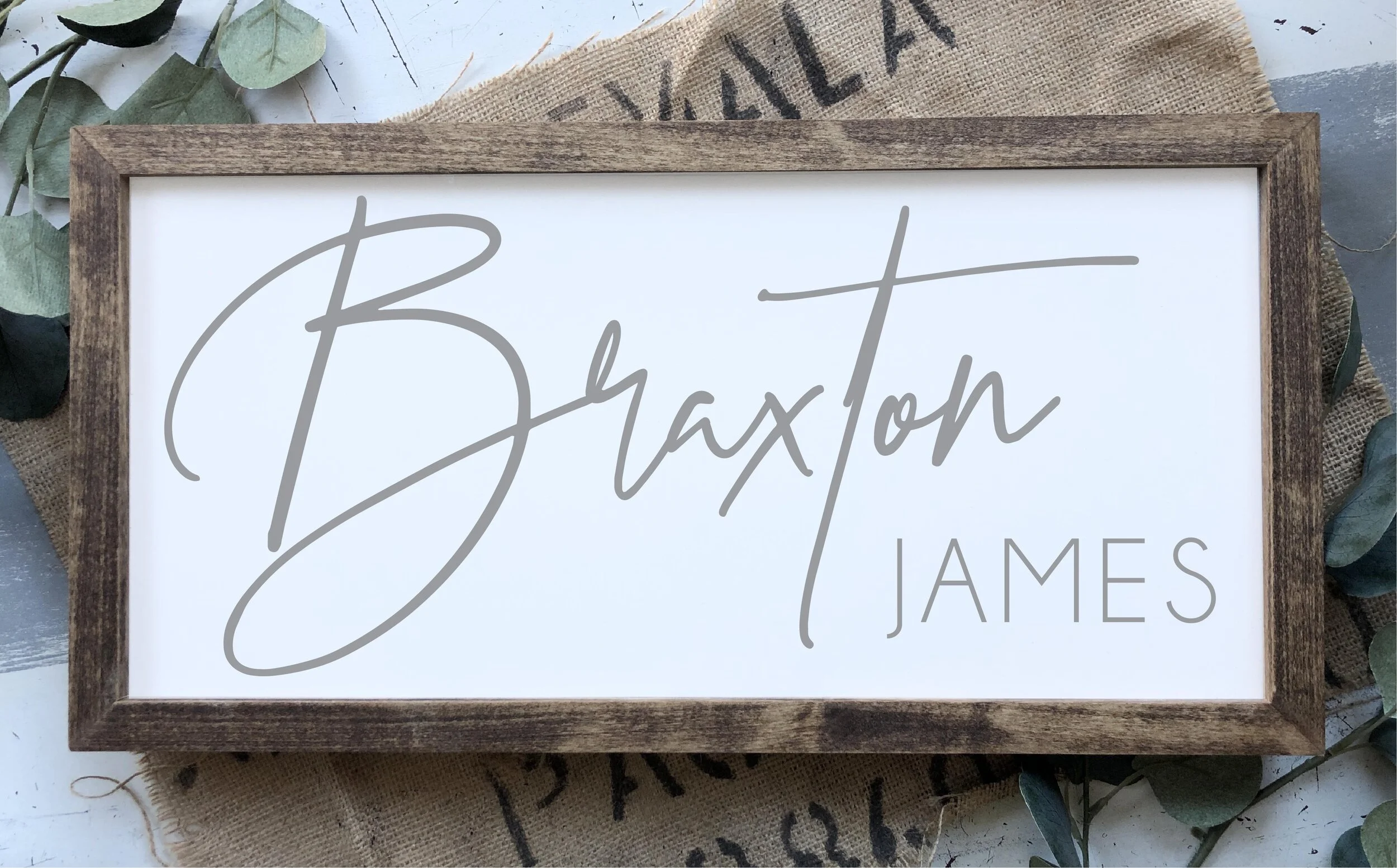 personalized baby signs