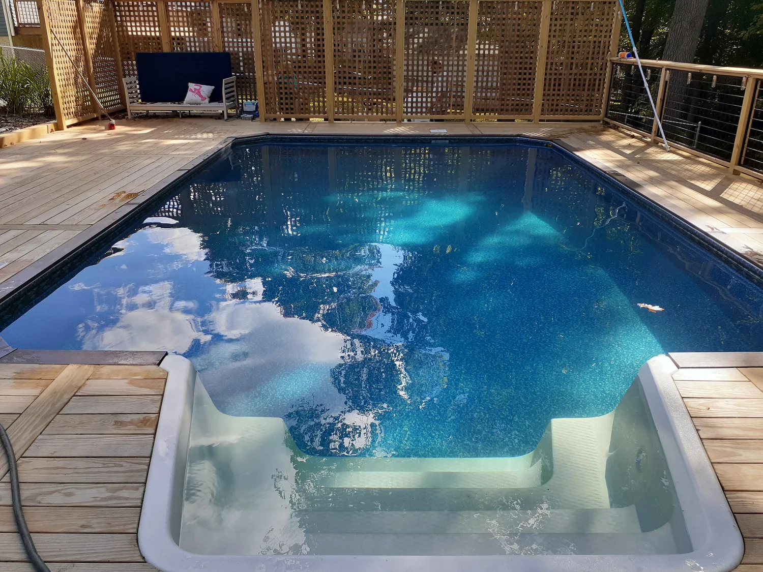 Semi Inground Pools — bucks county inground pool builder