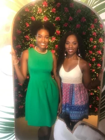 Dr. Nadia Richardson (No More Martyrs) with Ms. Davina Bennett (Miss Jamaica 2017)