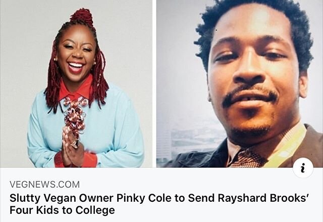 Today, Rayshard Brooks will be laid to rest. It is a somber moment in this world however I want share Entrepreneur Aisha &ldquo;Pinky&rdquo; Cole&mdash;owner of Atlanta-based vegan business Slutty Vegan&mdash;partnered with HBCU Clark Atlanta Univers