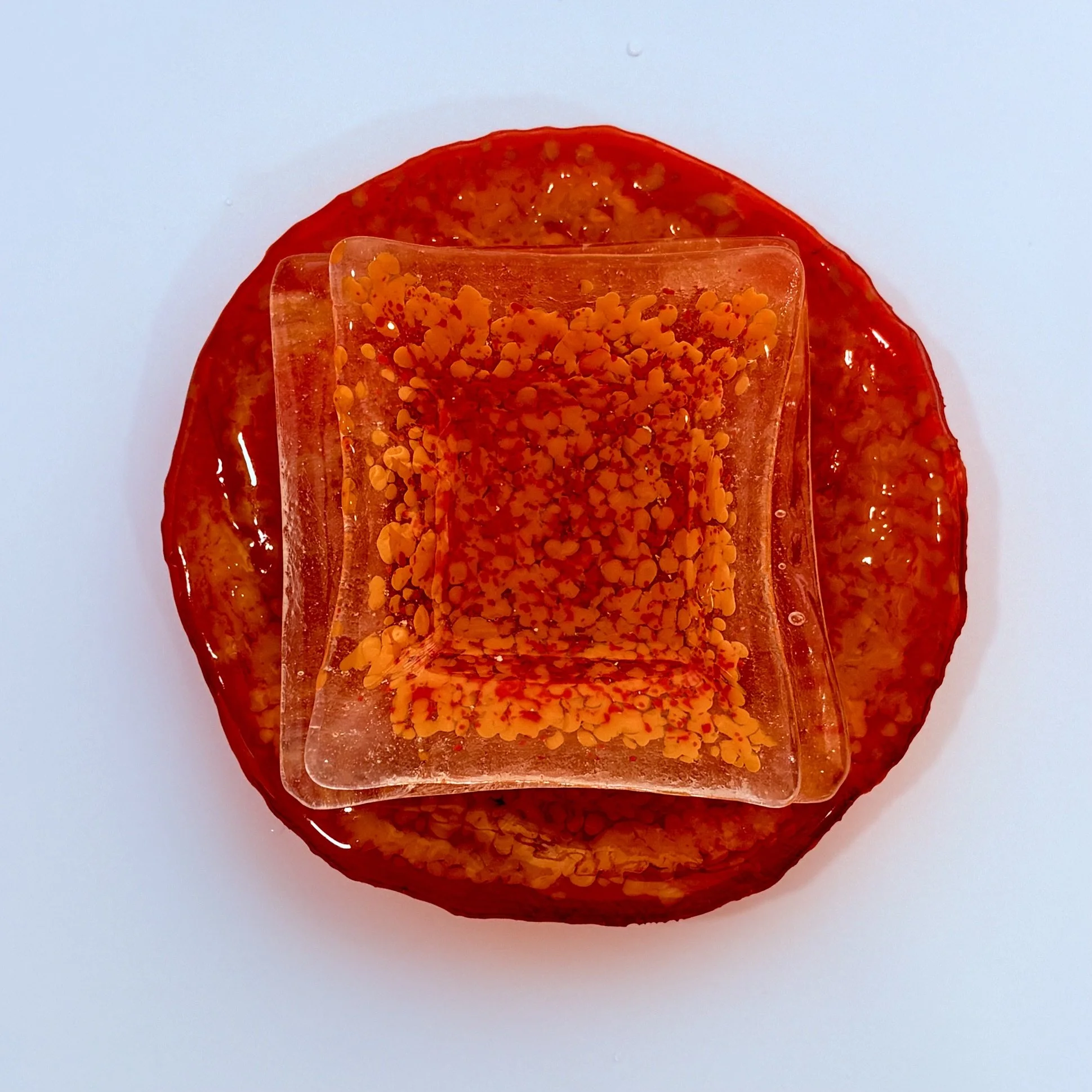 Red Fire Dish Set