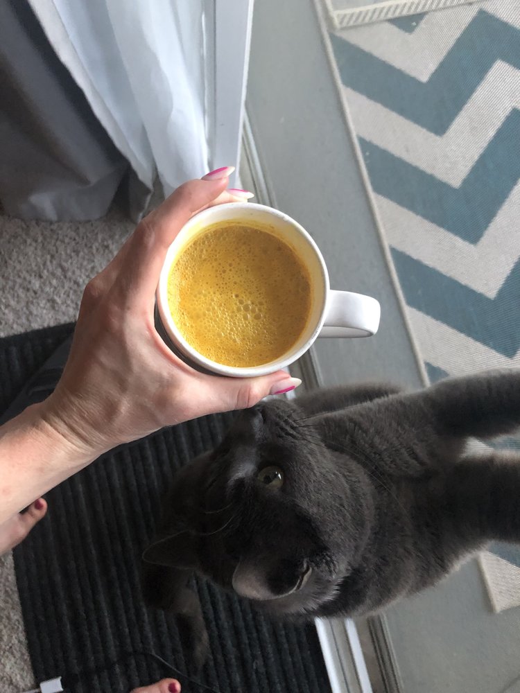 Even Mia likes Golden Milk!