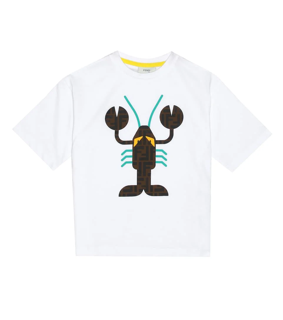 FF・ ロブスター アップリケ Tシャツ ( ¥ 22,000 ) Photo: mytheresa