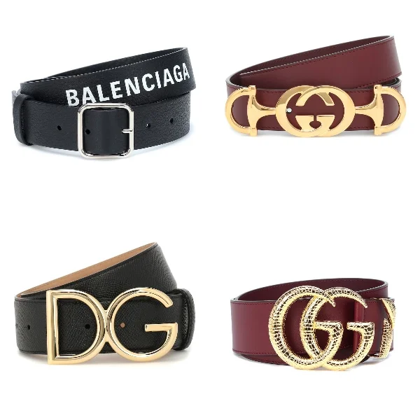 バレンシアガ・ロゴベルト グッチ・ ズィミロゴベルト グッチ・GGロゴベルト ドルチェ&ガッバーナ D&Gロゴベルト Photo: mytheresa