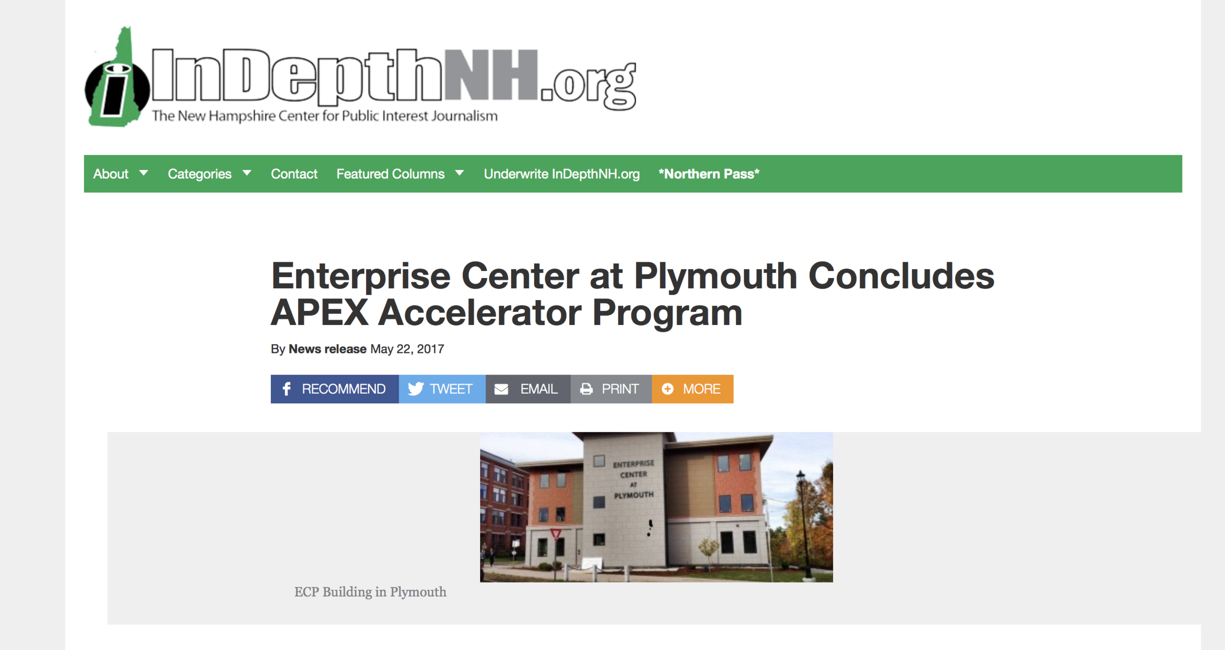 Homeward Bound owner Alix Marcoux DiLorenzo is quoted in an article for In Depth NH.