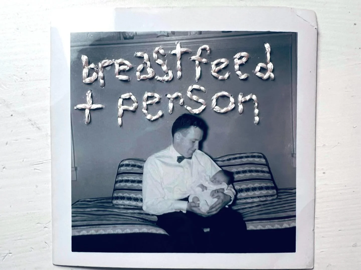 &lsquo;Banned&rsquo; word 13: breastfeed + person

#bannedwords #bannedwordslist #newyorktimes #craftivism #embroidery #virginiacreatescraftivism #newspeak #1984georgeorwell #artasactivism#freedomofspeech #languageispower #virginiacreatescraftivism #