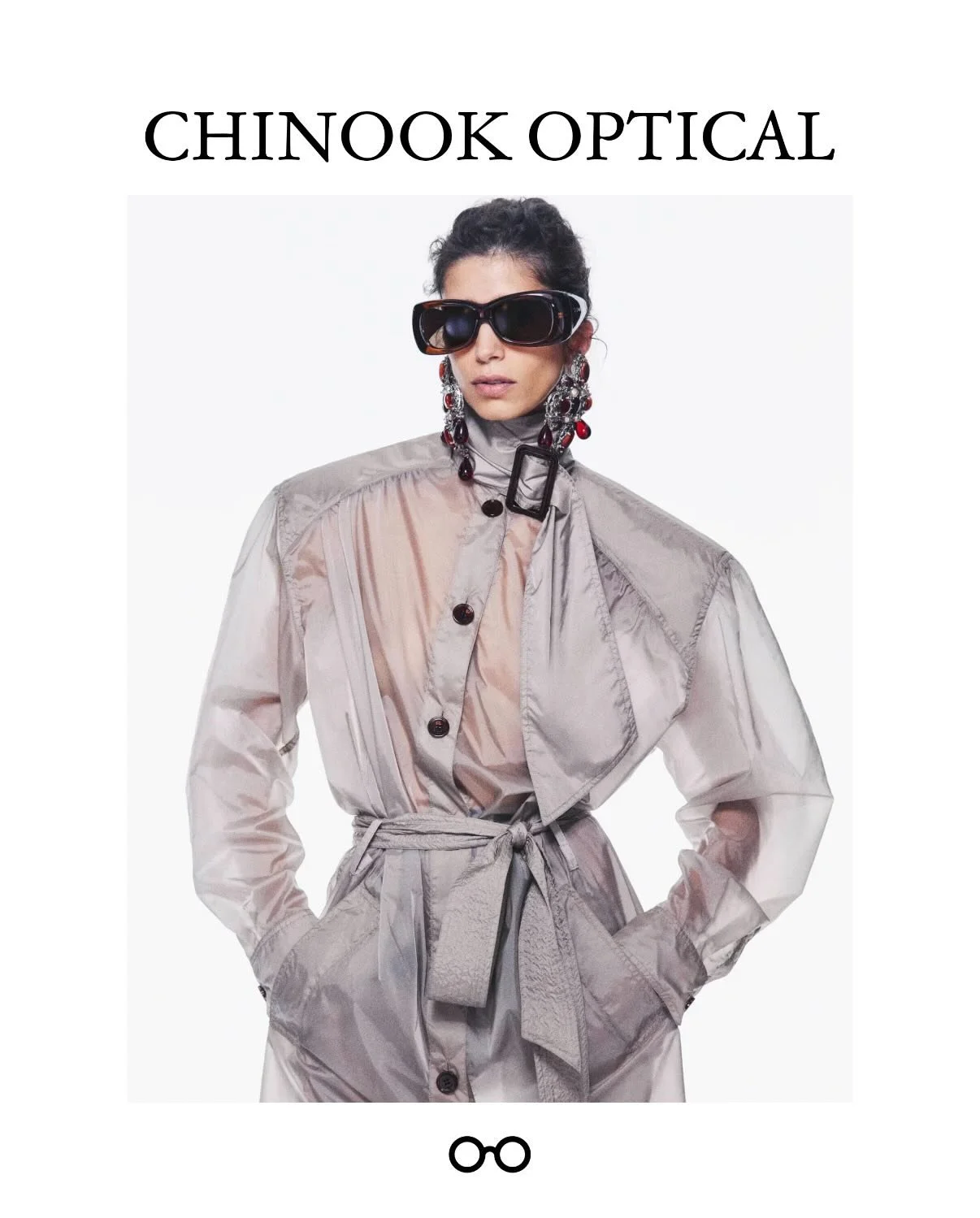 Some frames whisper.
This one doesn&rsquo;t.
The Howl by Saint Laurent walks in like it owns the room, sharp, unapologetic, and fully aware
of its presence.
At Chinook Optical, we&rsquo;ve always had a respect for fashion house eyewear. It lives in t