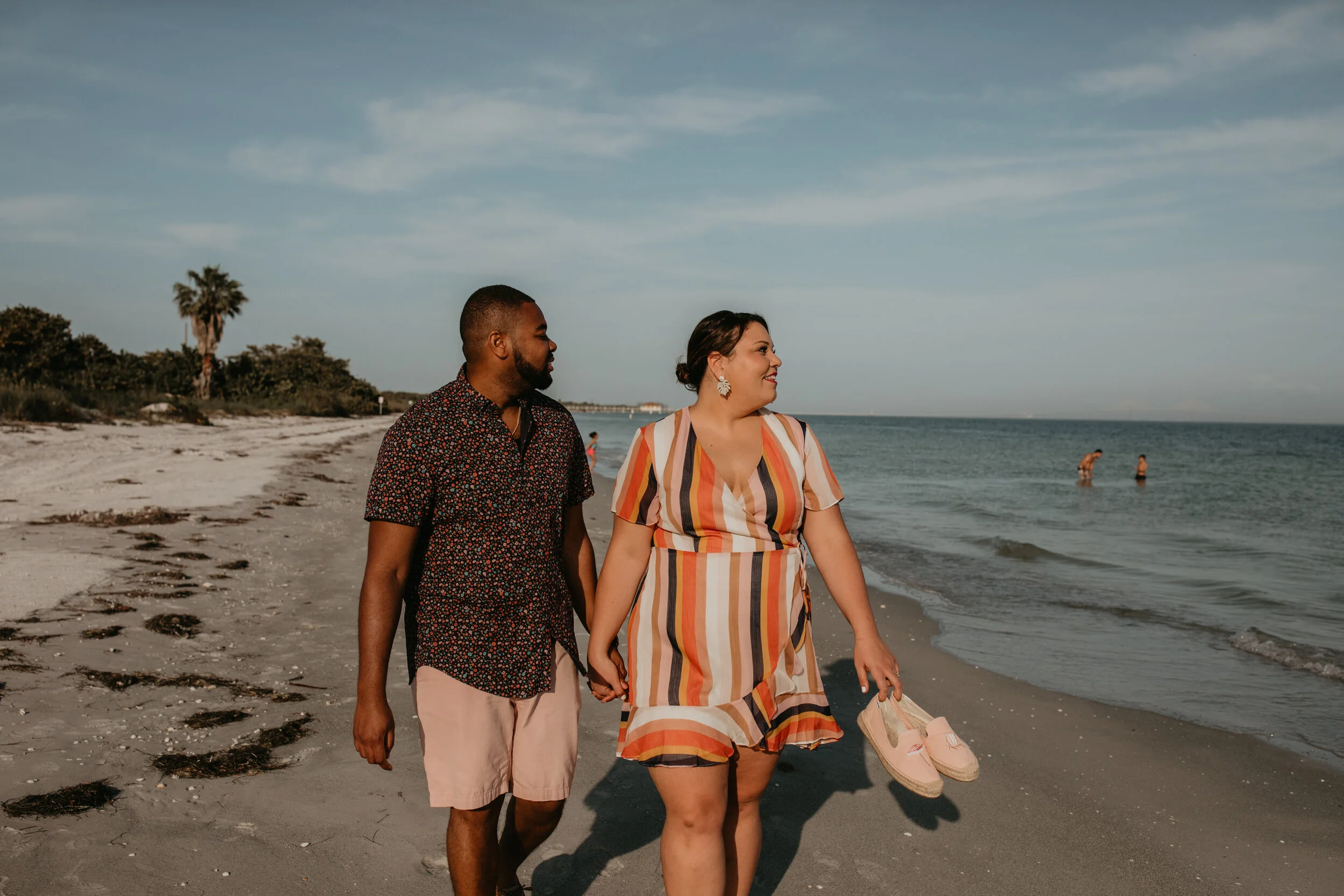 Fort Desoto Park St Petersburg Florida Engagement Session- Jillian and Dimitri