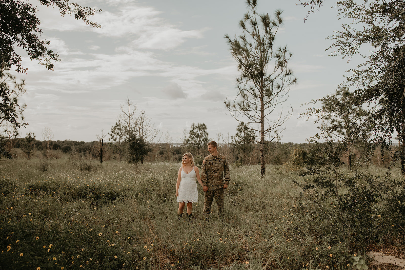Woodsy Wonderland Engagement Session- Lake Louisa State Park Clermont Florida- Halli and Austin