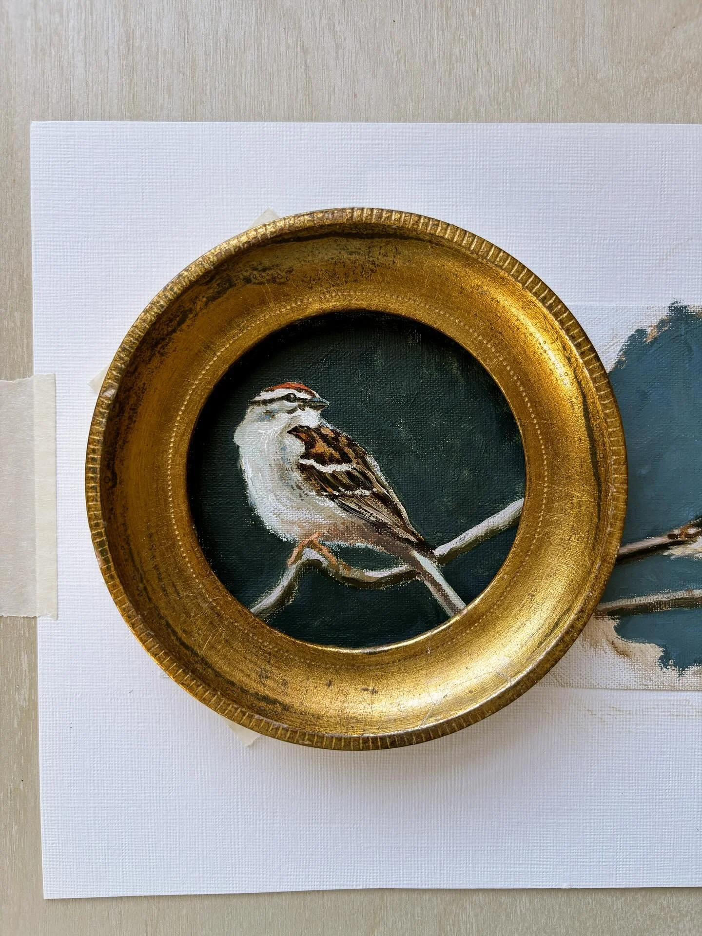 There&rsquo;s just something about small art with a big impact ✨ 

Swipe for some process on this little guy

#__shelbyhamilton #shoils