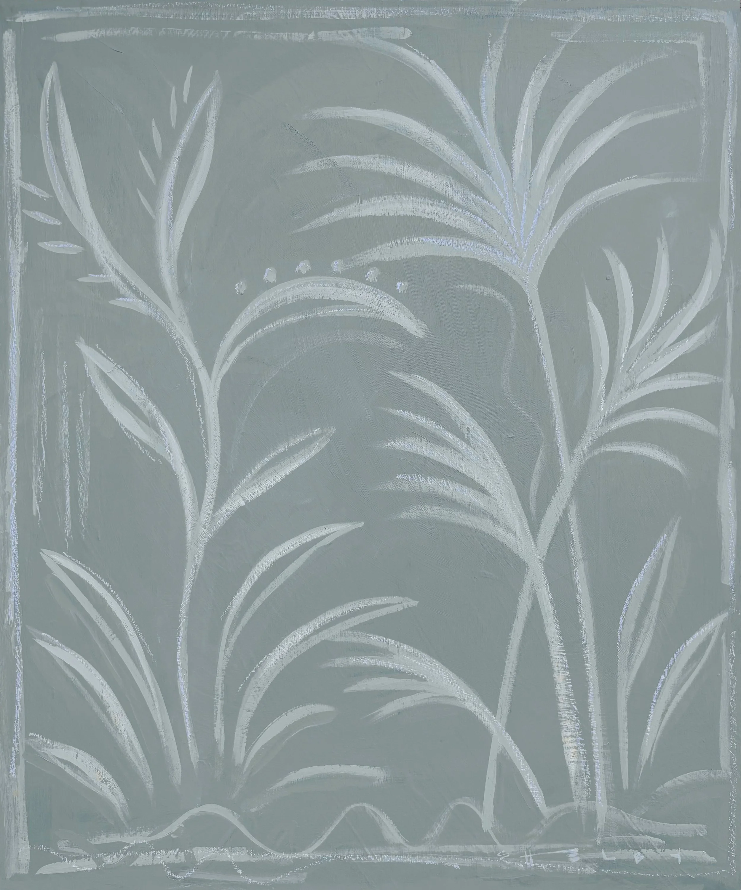 "Out of Office" - 18"w x 18"h