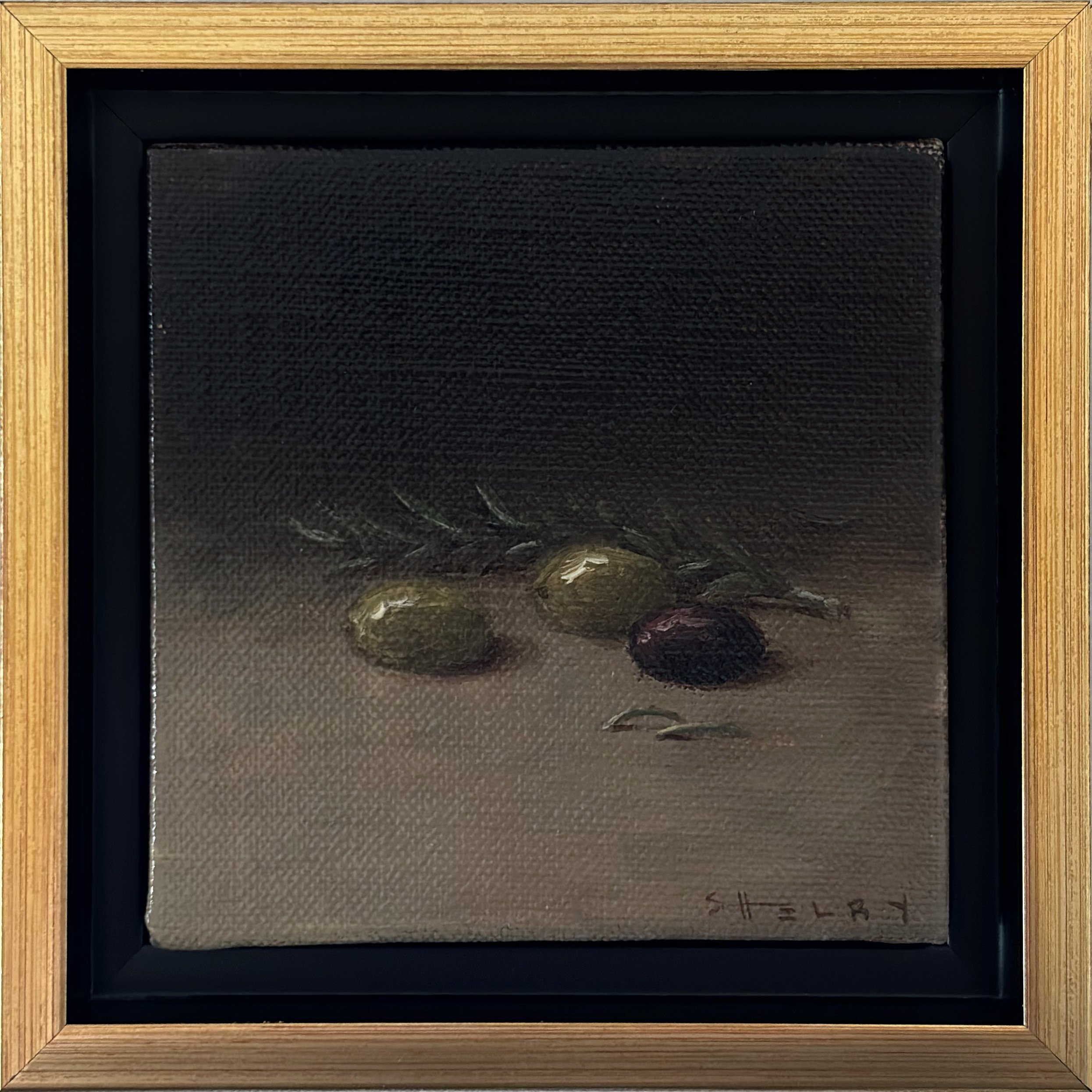 SOLD  |  "Capri Garnish" - 5.5"w x 5.5"h