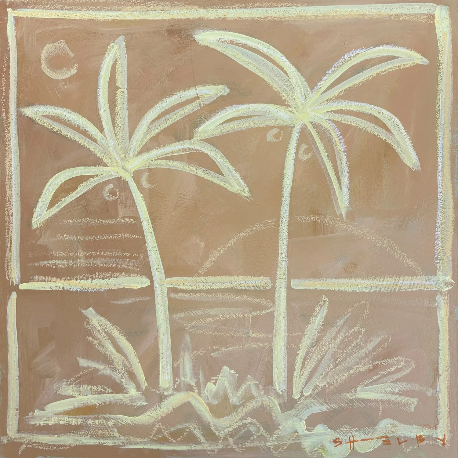 "Holding onto Summer" - 18"w x 18"h