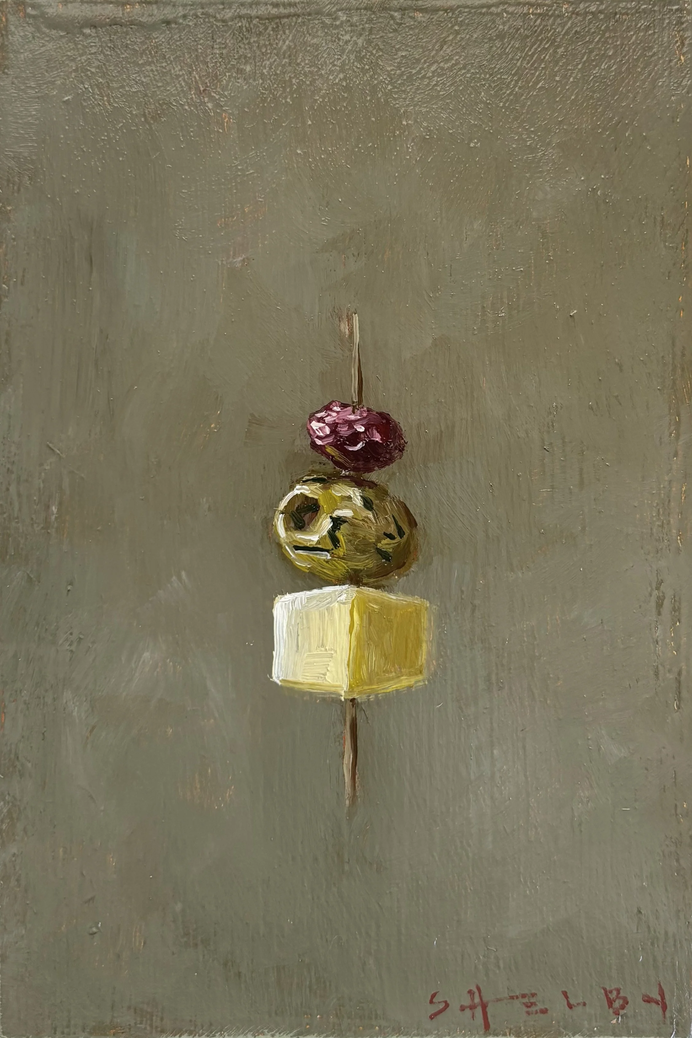 SOLD  |  "Snackin'" - 4"w x 6"h