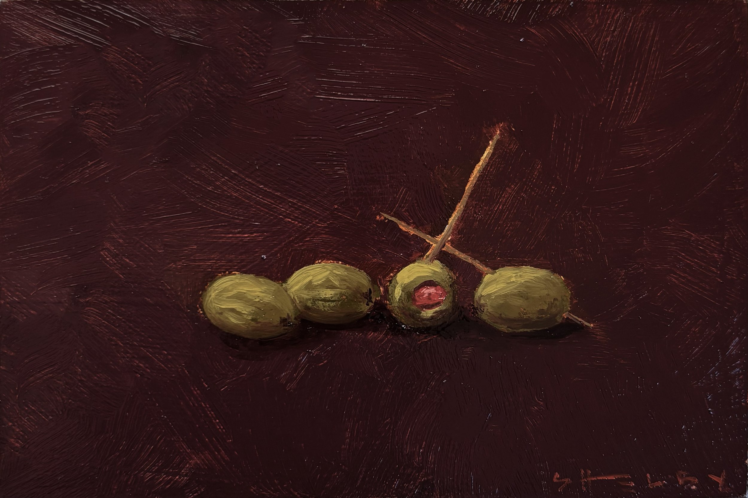 "Night Cap" - 6"w x 4"h