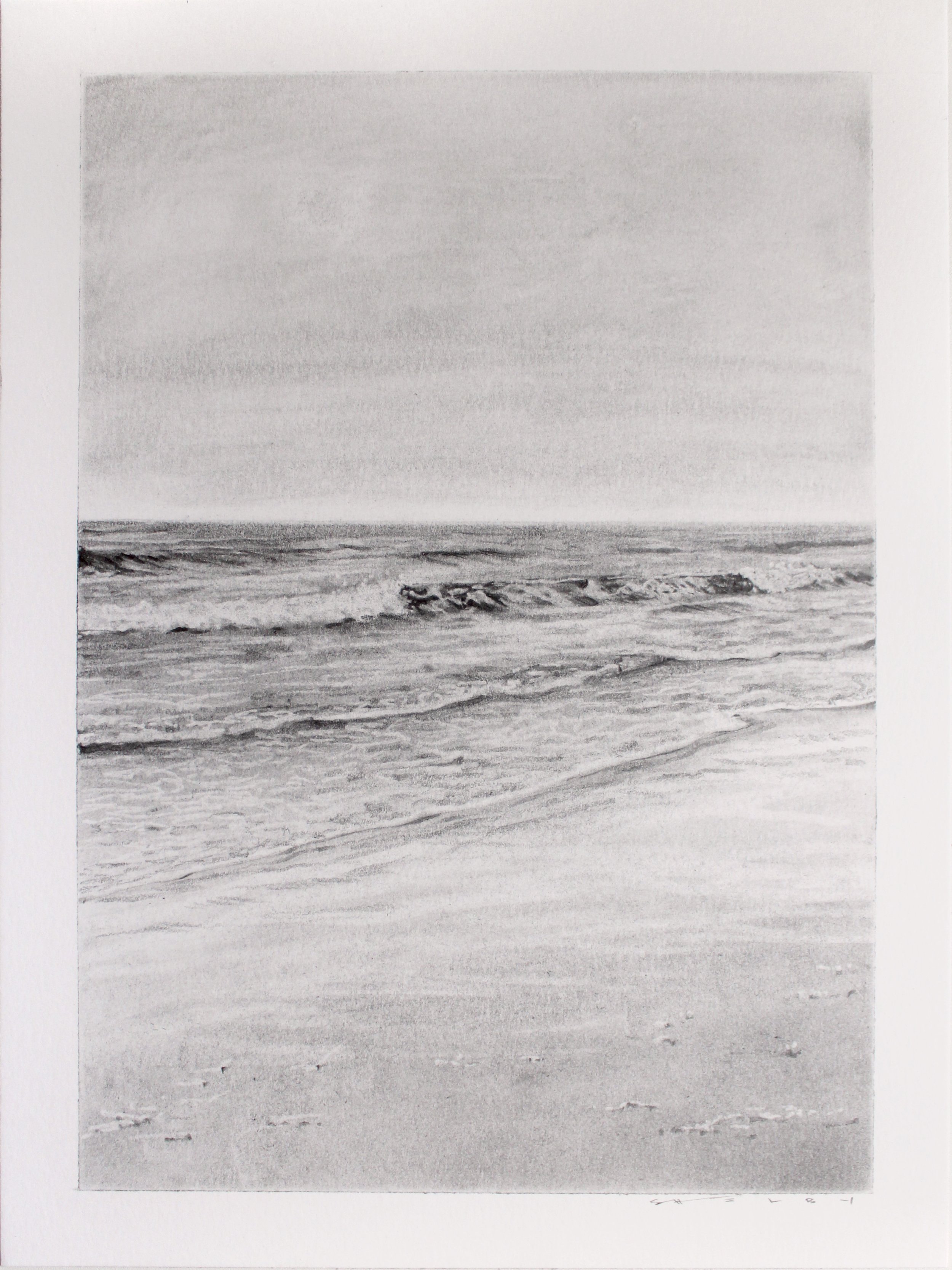 "Beach I" - 9"w x 12"h