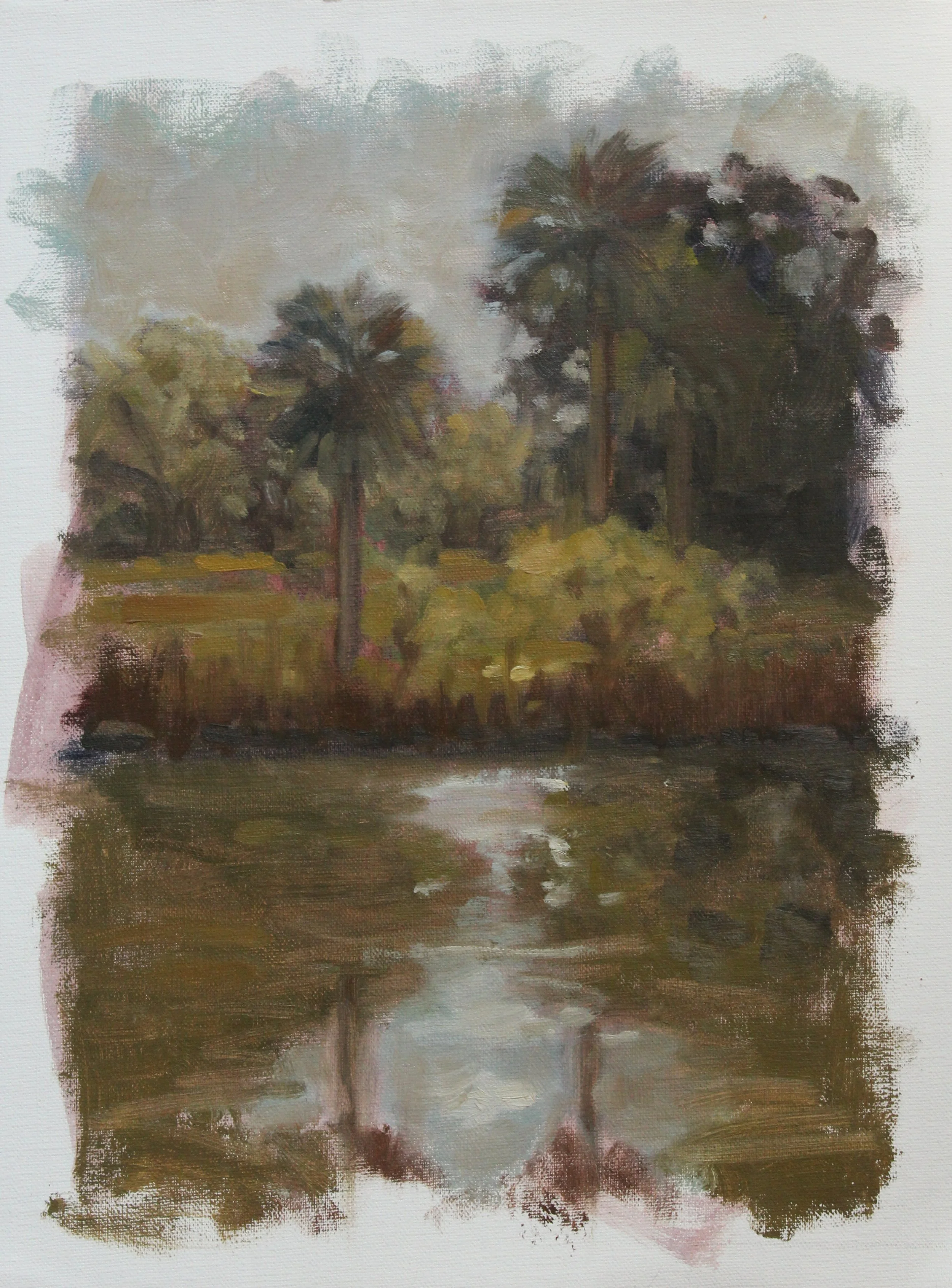 Plein-Air Reflection Study, 2025