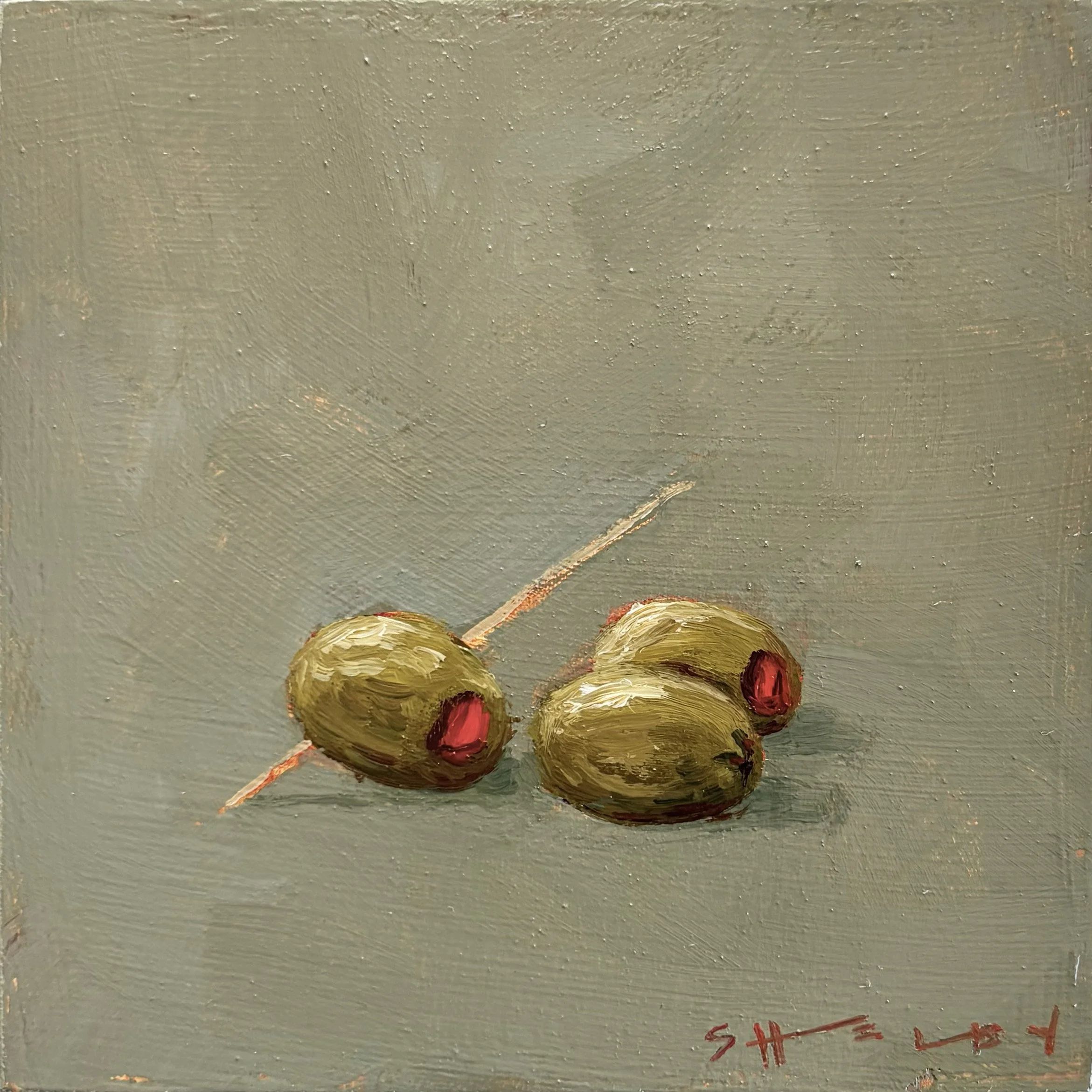 "Sip Back" - 4"w x 4"h