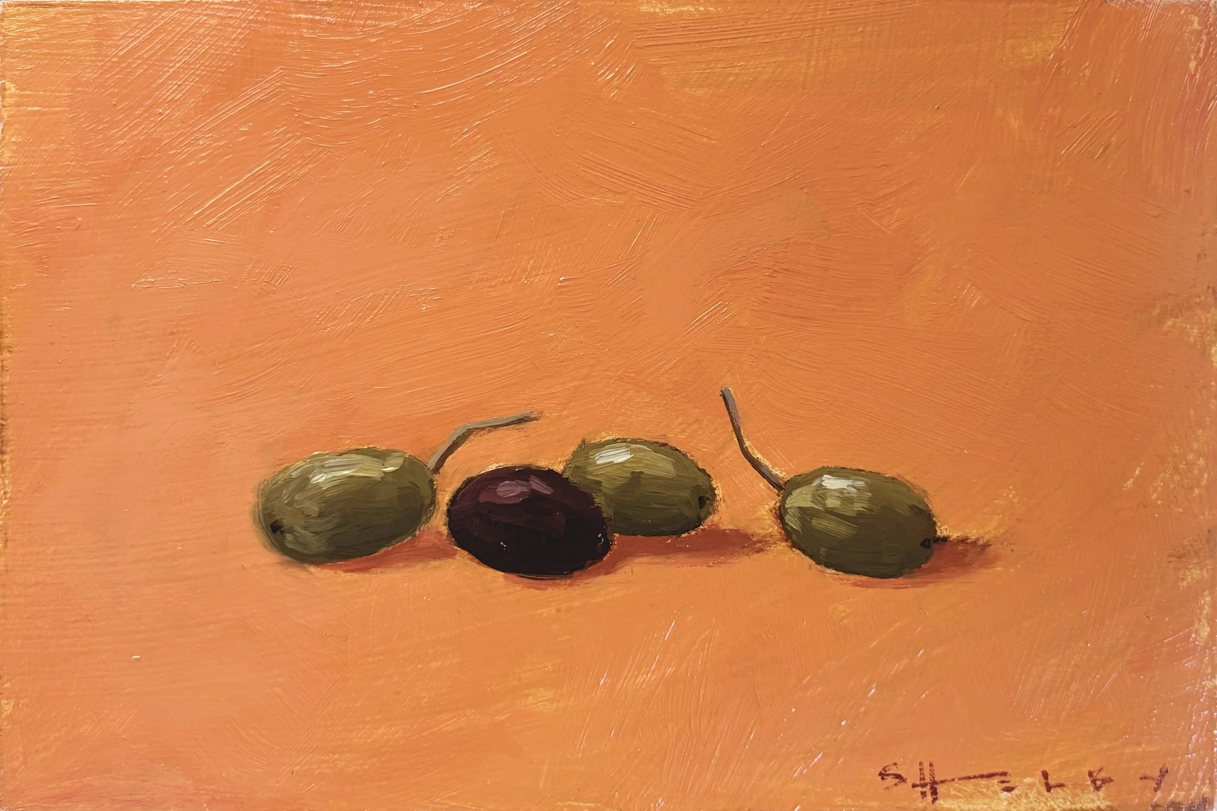 SOLD  |  "Vine & Dandy" - 6"w x 4"h