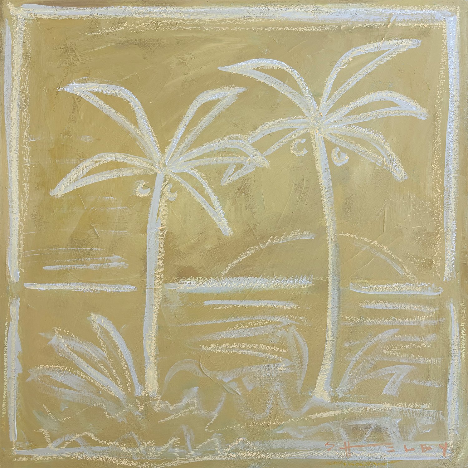 "So Golden" - 18"w x 18"h