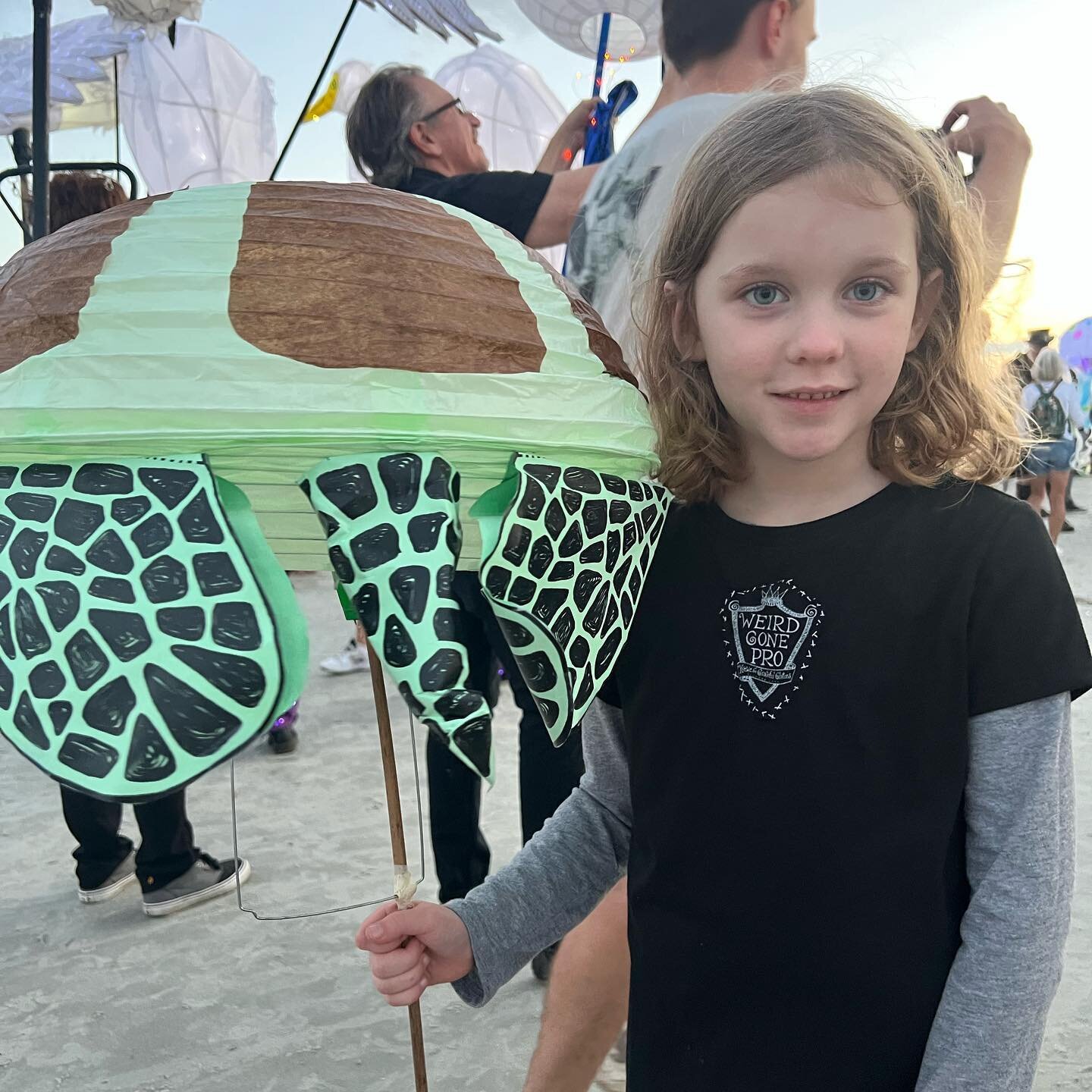 First lantern parade?
&ldquo;No.&rdquo;
You&rsquo;ve done this before?!
&ldquo;Yeah, two times!&rdquo;
Mom (Heather) says, &ldquo;No&hellip;you&rsquo;ve done it more than that!&rdquo;
Is that true?
&ldquo;No.&rdquo;
Haha, what&rsquo;s your favorite p