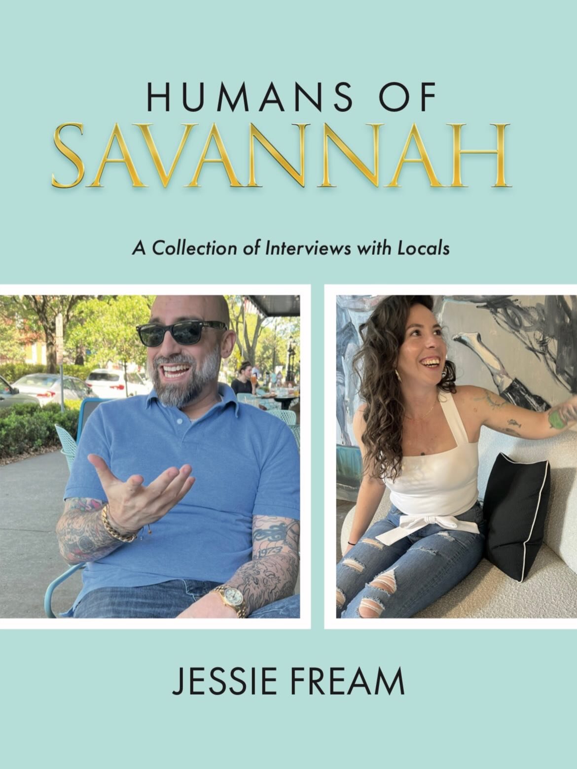 Thanks for voting - here is the front and back cover ❤️
.
Thanks Humans of Savannah ❤️😍 the book is about 90ish pages inside of interviews with full page photos of each human I was lucky enough to interview 😍
.
@mattcaparelli @badwitchnails @rubyli