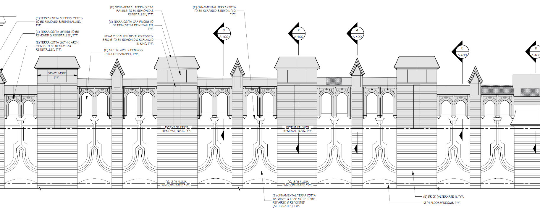 Parapet Street Side