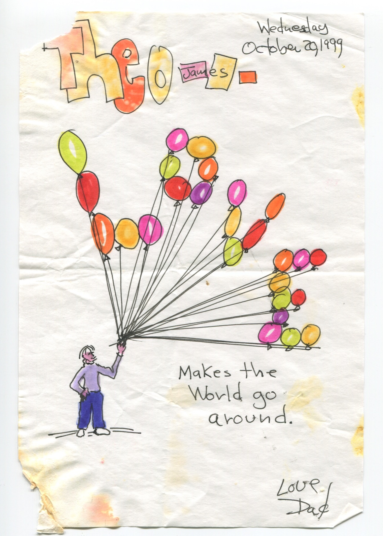 LOVE makes the world go around.