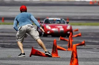 RUNNER UP: David Lane - Solo course worker snagging cones