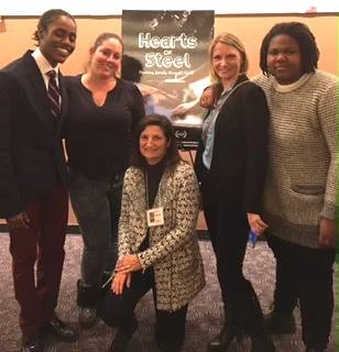 Gayle Wilmot and some of the cast attend the Toronto Short Film Festival screening
