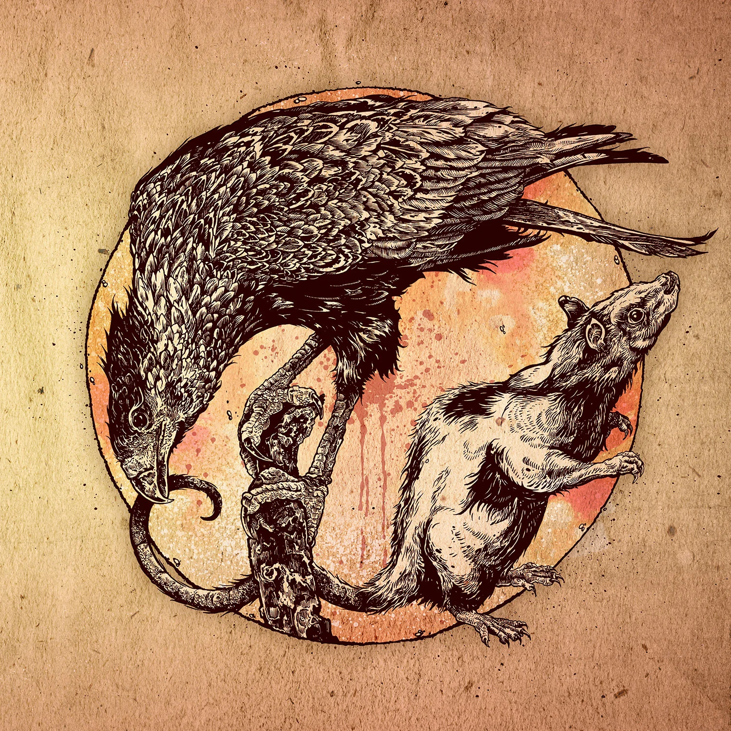 Above / Below Red Vinyl 7"