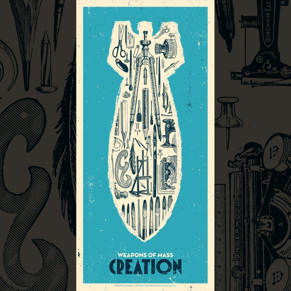 Weapon of Mass Creation: Art - Blue