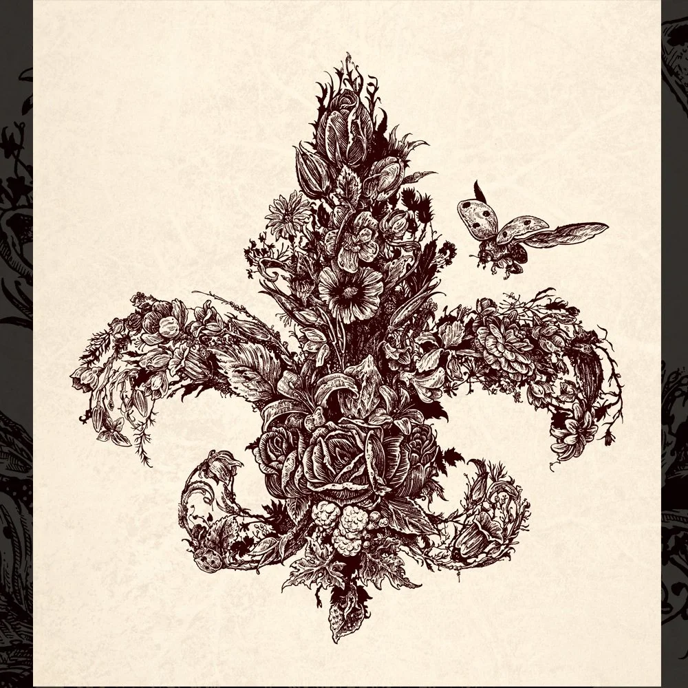 Fleur De Lis Letterpress