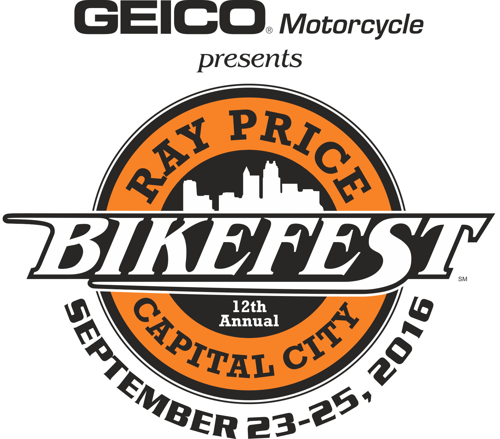 Ray Price Capital City Bikefest | Logo Design by Cybergraph