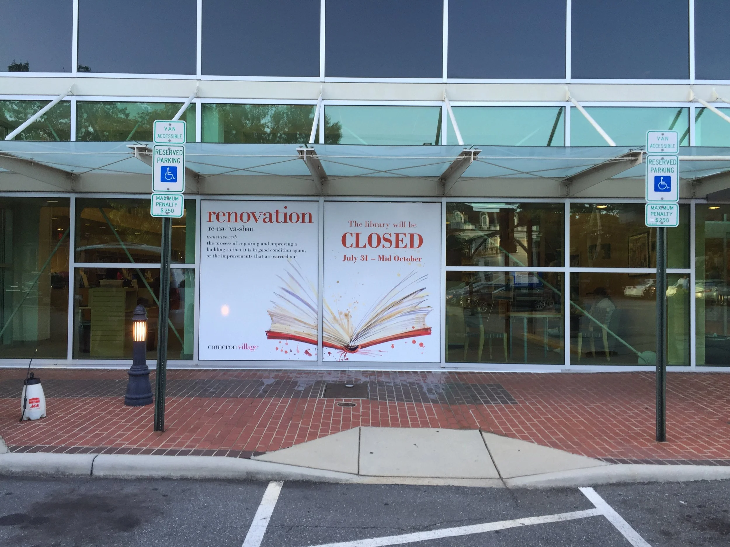 Cameron Village Library Graphic