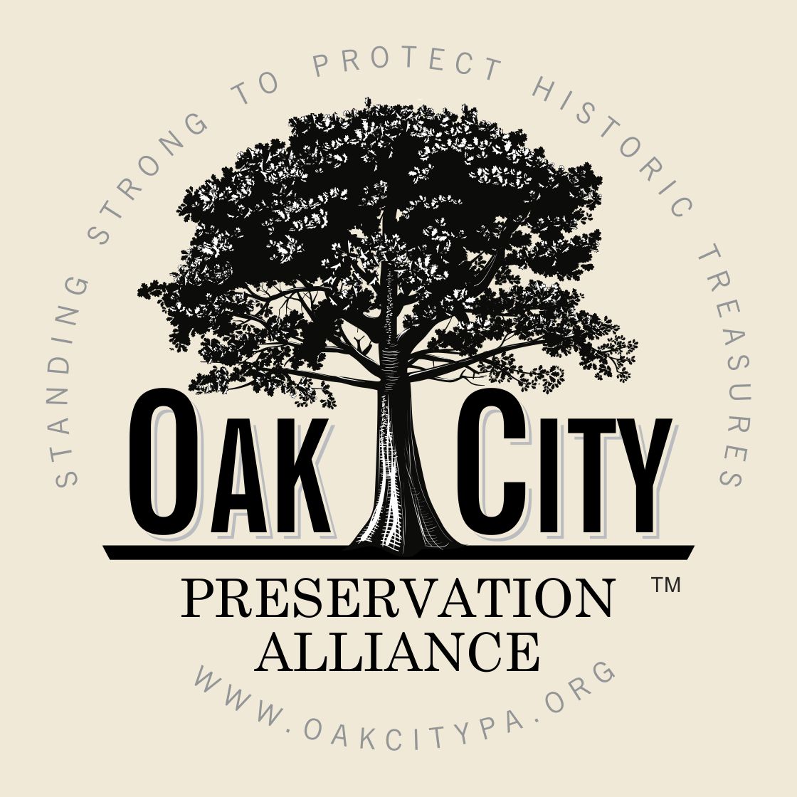 Oak City PA logo | Design by Cybergraph
